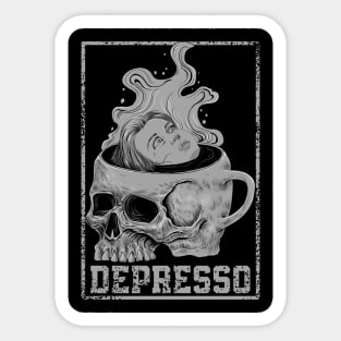 depresso Sticker